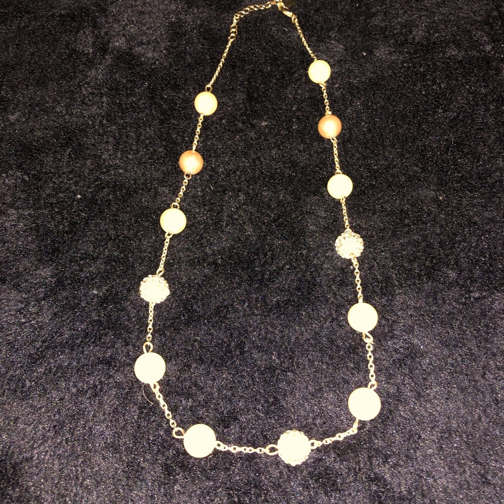 Pearl and Sequin Necklace by The Roman Company